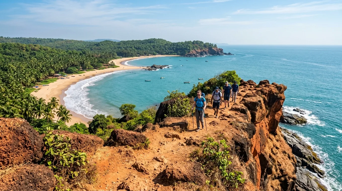 Gokarna 5-Beach Cliff Trekking Trail